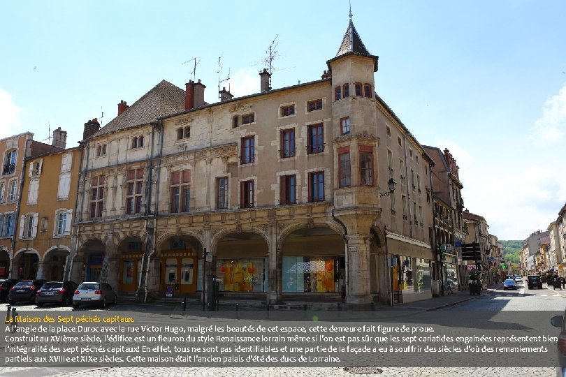 La Maison des Sept péchés capitaux. A l'angle de la place Duroc avec la