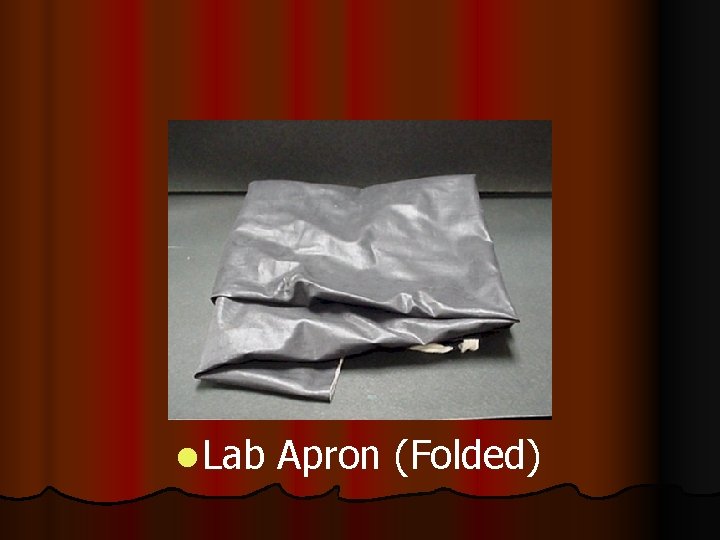 l Lab Apron (Folded) 