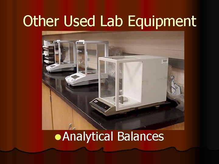 Other Used Lab Equipment l Analytical Balances 