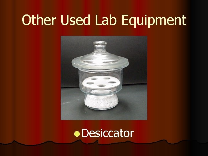 Other Used Lab Equipment l Desiccator 