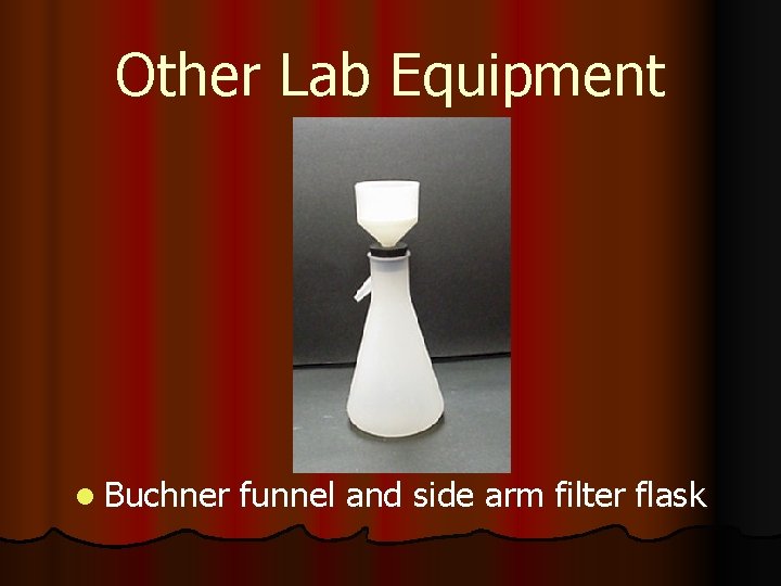 Other Lab Equipment l Buchner funnel and side arm filter flask 