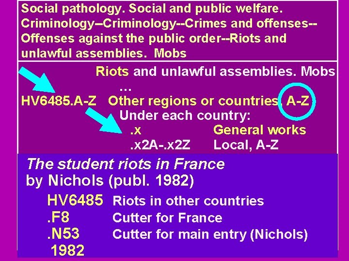 Social pathology. Social and public welfare. Criminology--Crimes and offenses-Offenses against the public order--Riots and