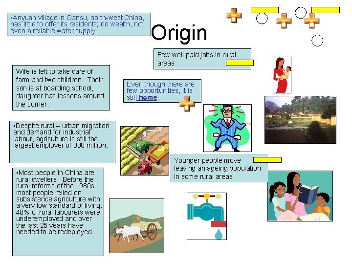  • Anyuan village in Gansu, north-west China, has little to offer its residents;