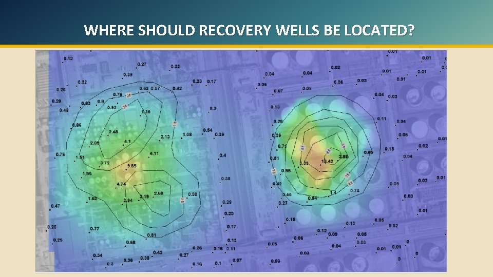 WHERE SHOULD RECOVERY WELLS BE LOCATED? 