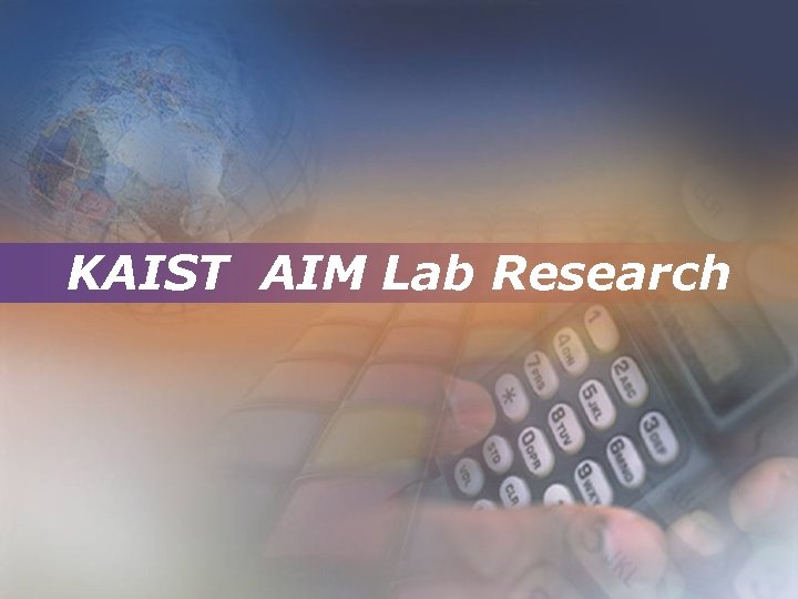 KAIST AIM Lab Research 