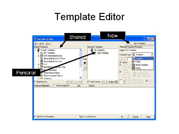 Template Editor 