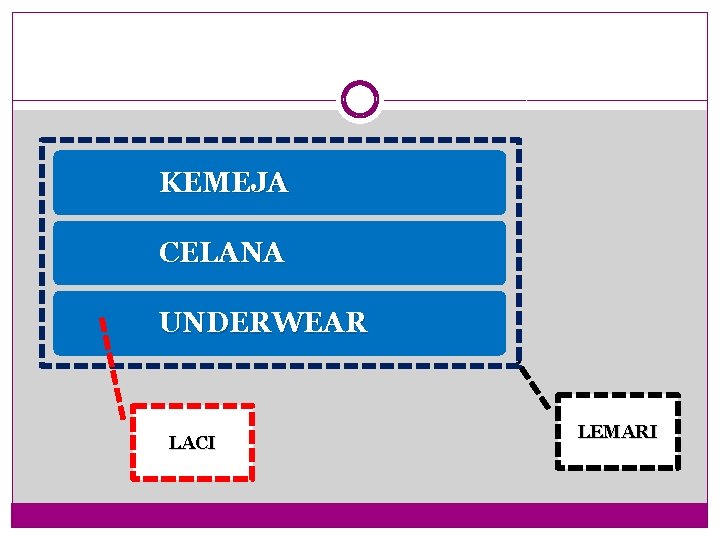 KEMEJA CELANA UNDERWEAR LACI LEMARI 