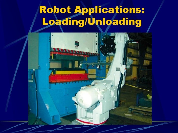 Robot Applications: Loading/Unloading 