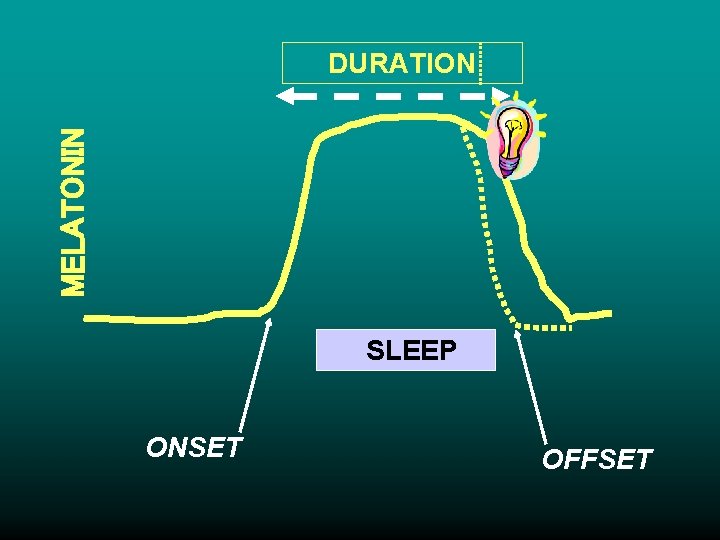 MELATONIN DURATION SLEEP ONSET OFFSET 