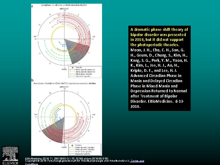 A dramatic phase-shift theory of bipolar disorder was presented in 2016, but it did