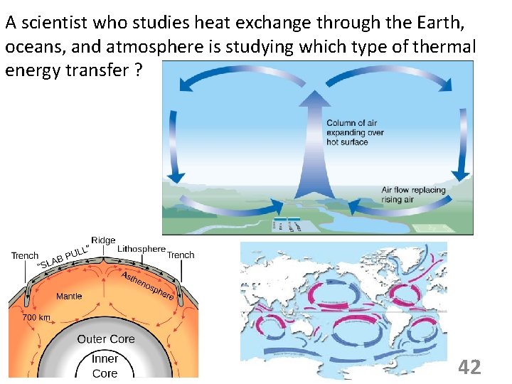 A scientist who studies heat exchange through the Earth, oceans, and atmosphere is studying