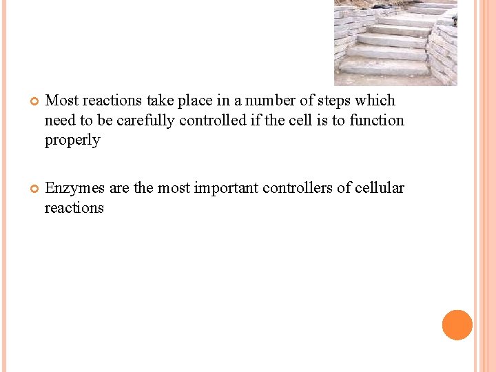  Most reactions take place in a number of steps which need to be