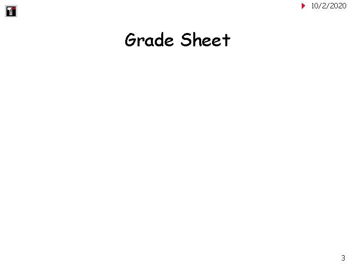 10/2/2020 Grade Sheet 3 