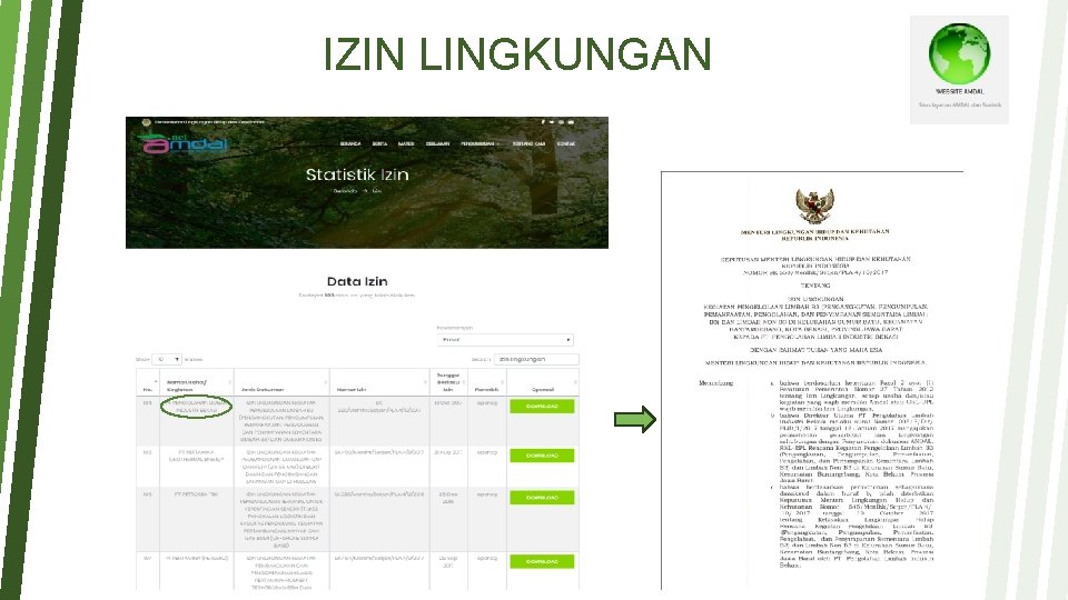 IZIN LINGKUNGAN IZIN LINGKUNGAN