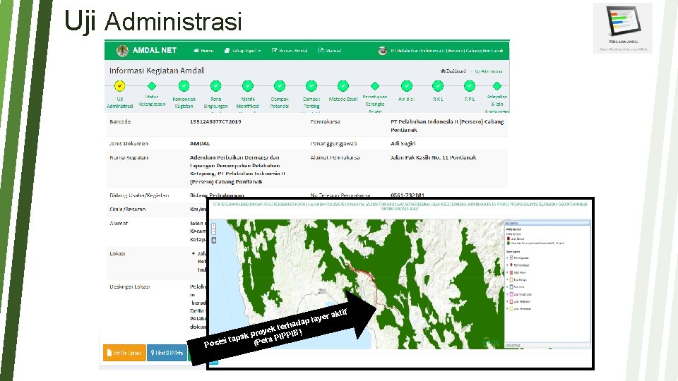Uji Administrasi er ak P ay dap l a h r e ek t Uji Administrasi er ak P ay dap l a h r e ek t