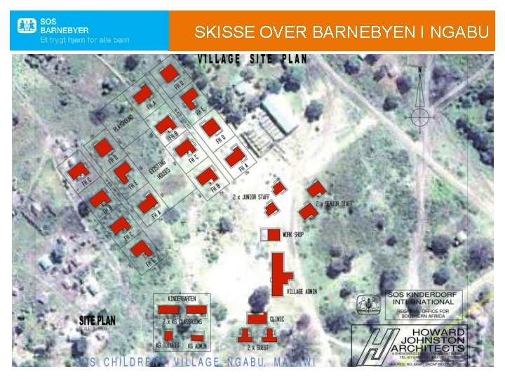 SKISSE OVER BARNEBYEN I NGABU 