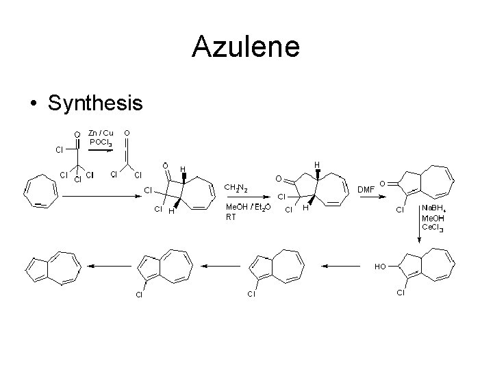 Azulene • Synthesis Azulene • Synthesis