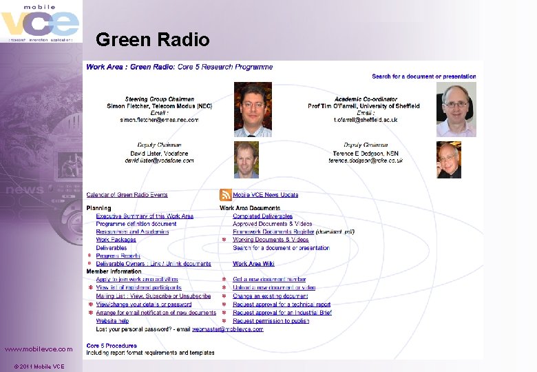 Green Radio www. mobilevce. com © 2011 Mobile VCE 