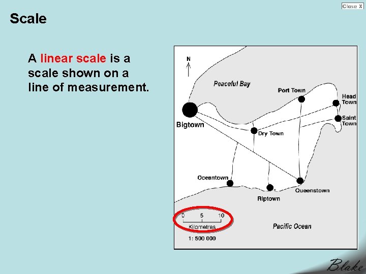Scale A linear scale is a scale shown on a line of measurement. Scale A linear scale is a scale shown on a line of measurement.