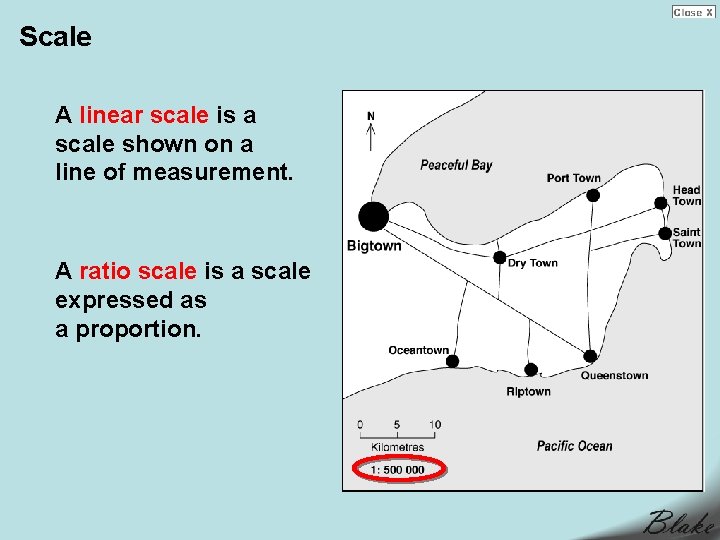 Scale A linear scale is a scale shown on a line of measurement. A Scale A linear scale is a scale shown on a line of measurement. A