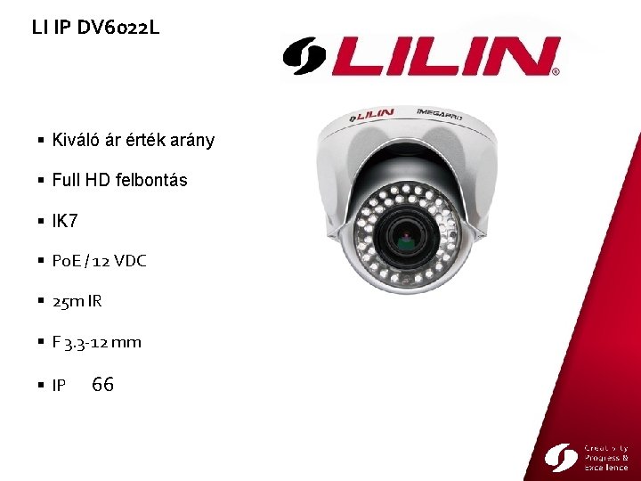 LI IP DV 6022 L Kiváló ár érték arány Full HD felbontás IK 7