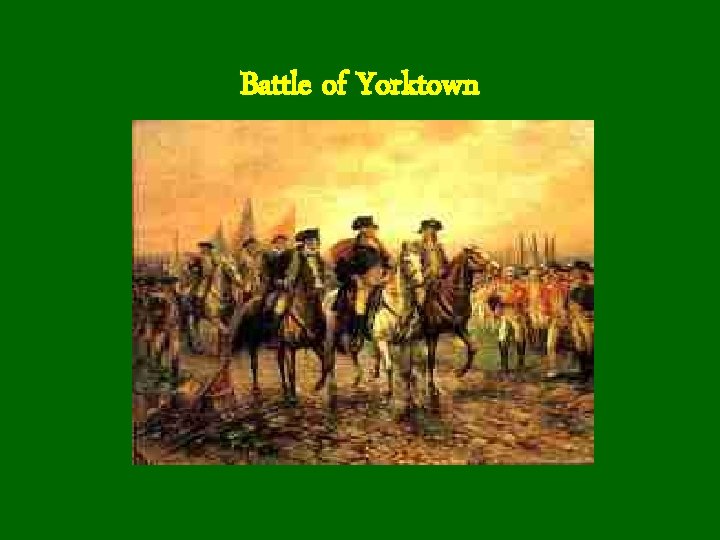 Battle of Yorktown 