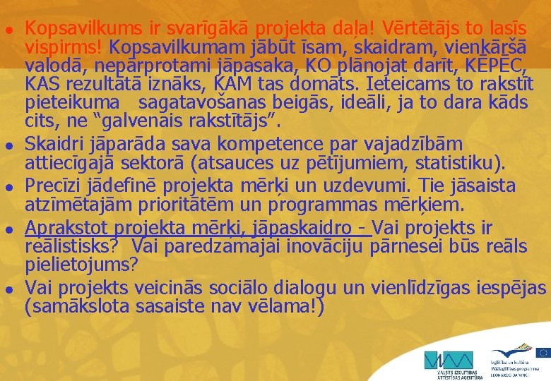 l l l Kopsavilkums ir svarīgākā projekta daļa! Vērtētājs to lasīs vispirms! Kopsavilkumam jābūt