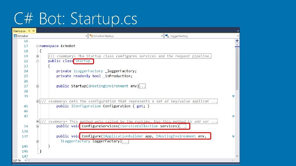 C# Bot: Startup. cs 