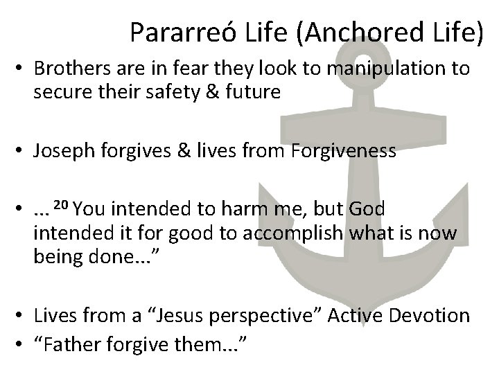 Pararreó Life (Anchored Life) • Brothers are in fear they look to manipulation to