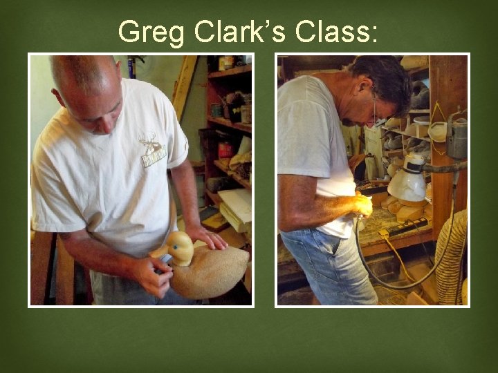Greg Clark’s Class: 