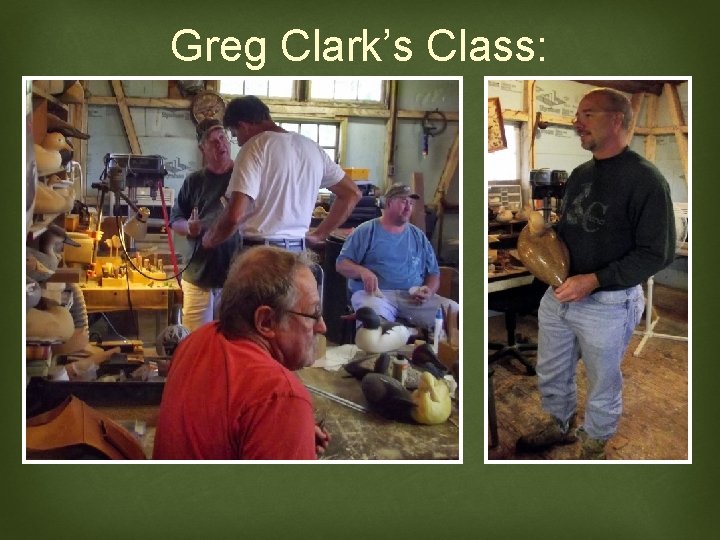 Greg Clark’s Class: 