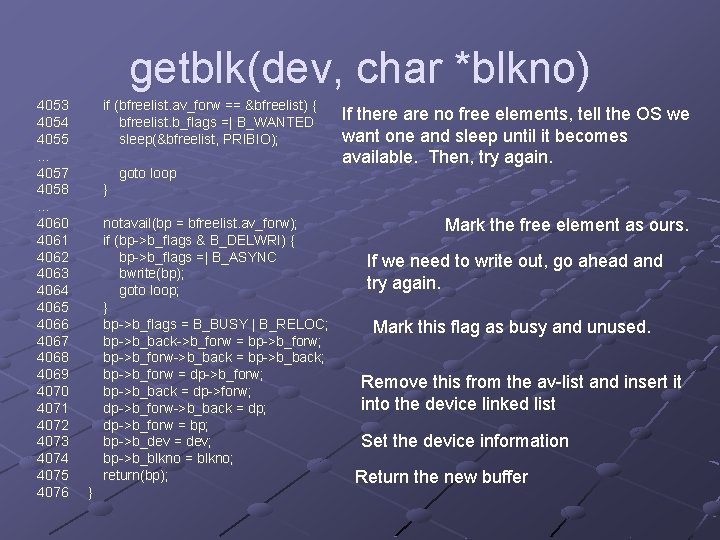 getblk(dev, char *blkno) 4053 4054 4055 … 4057 4058 … 4060 4061 4062 4063