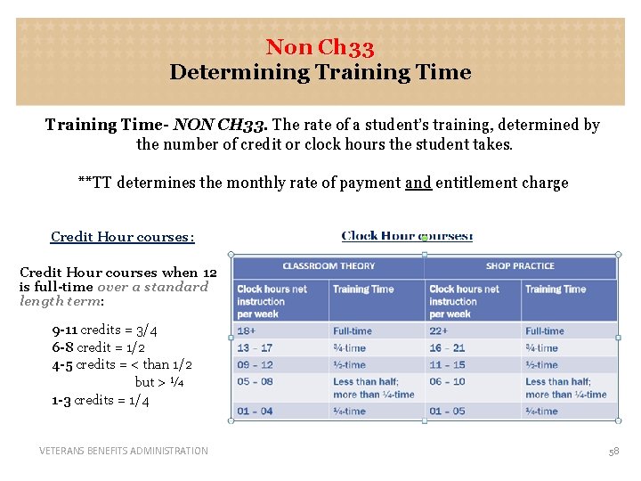 Non Ch 33 Determining Training Time- NON CH 33. The rate of a student’s