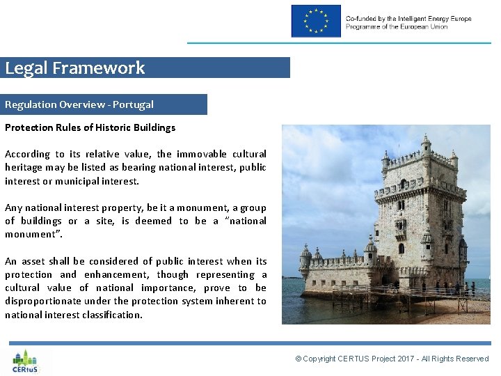 Legal Framework Regulation Overview - Portugal Protection Rules of Historic Buildings According to its