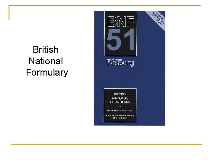 British National Formulary 