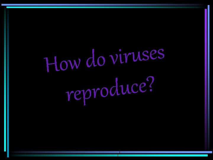 s e s u r i v o d How ? e c u