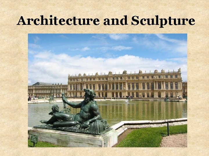 Architecture and Sculpture 