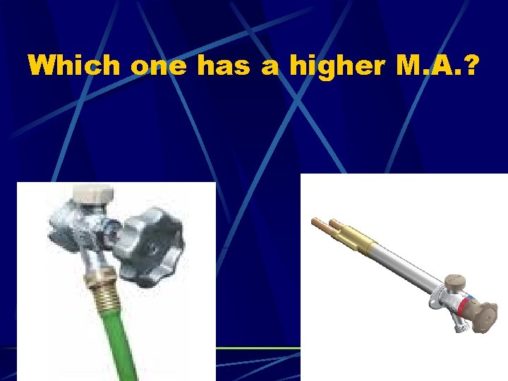 Which one has a higher M. A. ? 