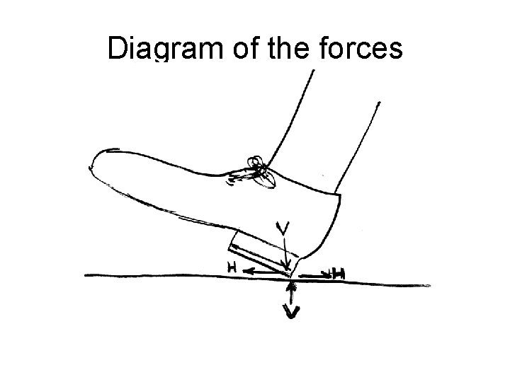 Diagram of the forces 