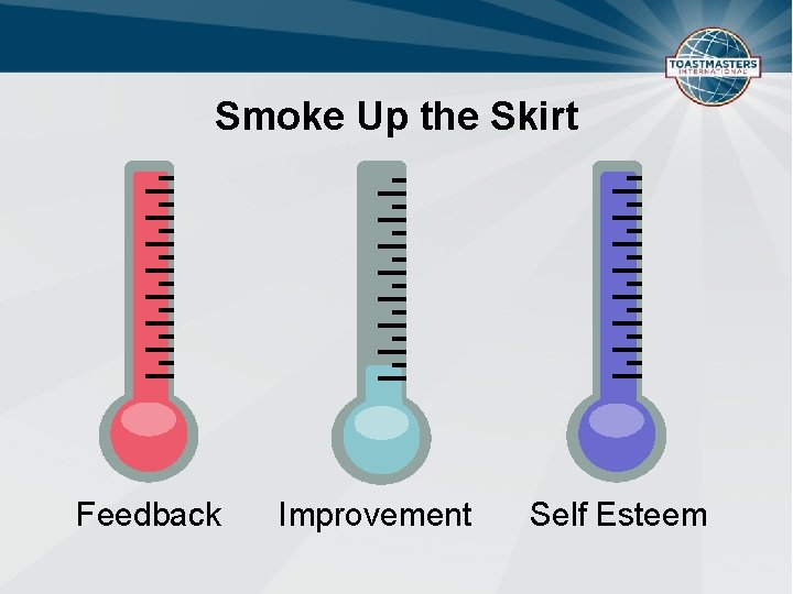 Smoke Up the Skirt Feedback Improvement Self Esteem 