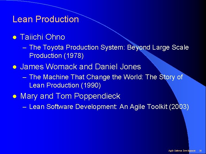 Lean Production l Taiichi Ohno – The Toyota Production System: Beyond Large Scale Production