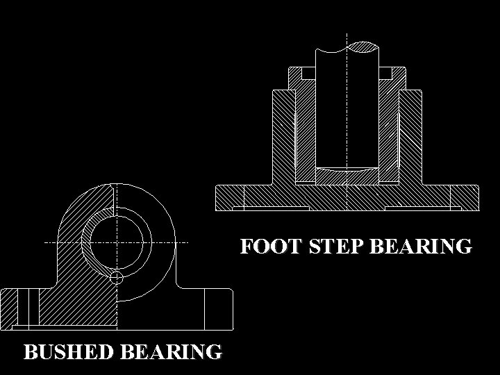 FOOT STEP BEARING BUSHED BEARING 