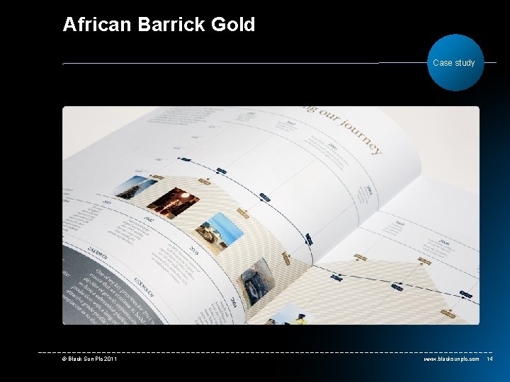 African Barrick Gold Case study © Black Sun Plc 2011 www. blacksunplc. com 14