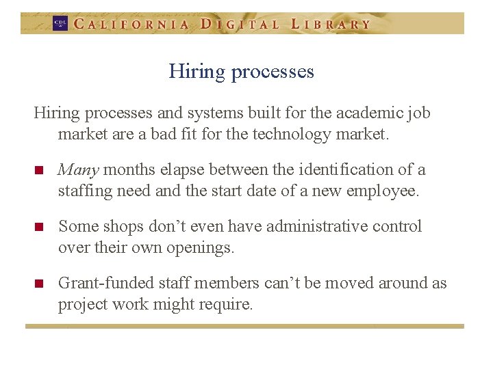 Hiring processes and systems built for the academic job market are a bad fit