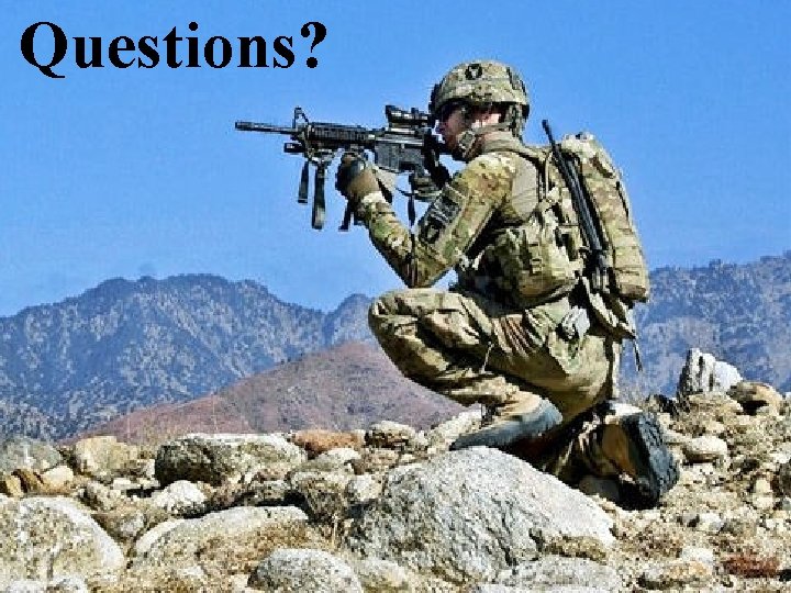 Questions? 