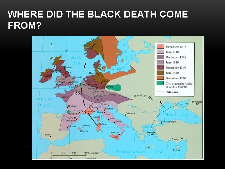 WHERE DID THE BLACK DEATH COME FROM? 