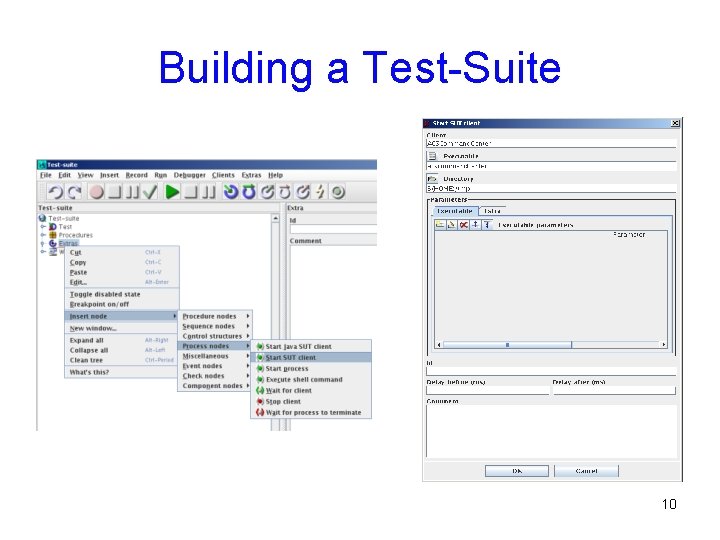 Building a Test-Suite 10 