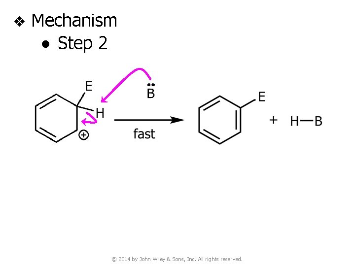 v Mechanism ● Step 2 © 2014 by John Wiley & Sons, Inc. All