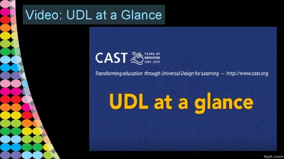 Video: UDL at a Glance 