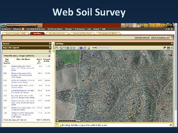 Web Soil Survey 